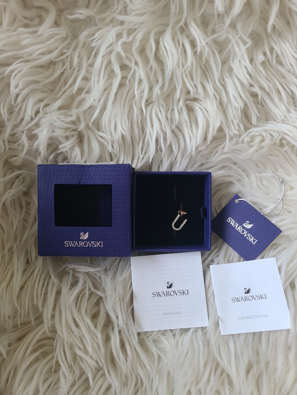 Swarovski 'Remix' U Charm 5437608- New In Box With Tags